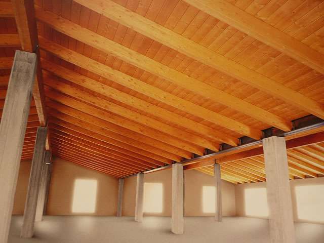 Tecnowood Brescia, caratteristiche del tetto in legno