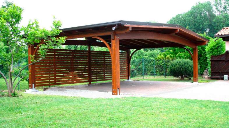 Tecnowood Brescia, gazebo in legno per il giardino 