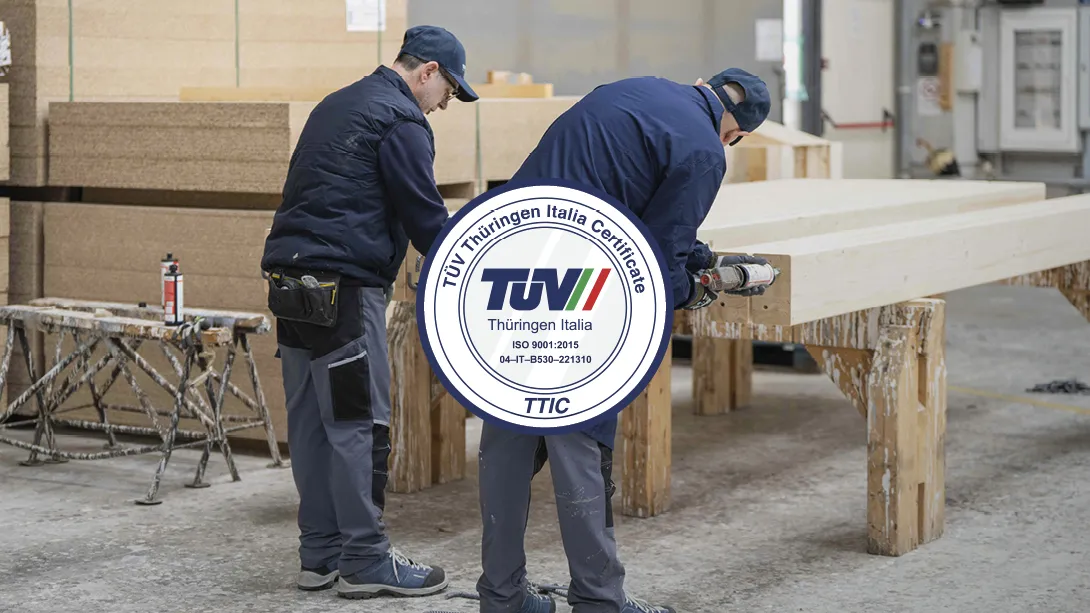 Tecnowood | ISO 9001: la qualità certificata delle costruzioni in legno